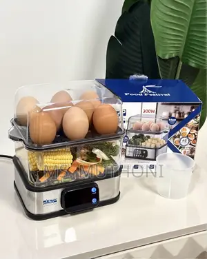 2-Layer Electric Egg & Food Steamer