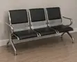 3-Seater Office Waiting Bench with Mesh Backrest - 2