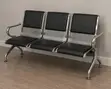 3-Seater Office Waiting Bench with Mesh Backrest - 3