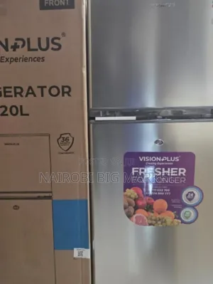 Vision 220L Double Door Fridge - Brand New
