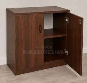 Kabati la Mbao la Ofisi Lenye Rafu na Milango