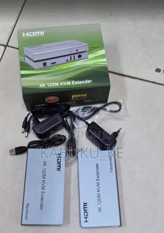 120M HDMI KVM Extender Over Cat 6 - Ultra HD Signal - 1