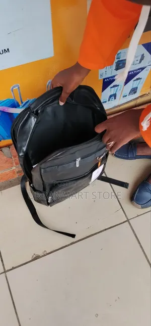 Stylish PU Leather Executive Laptop Backpack