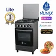 New Nunix 50x55 Standing Cooker 3+1 Burners - 1
