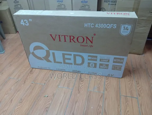 Vitron 43'' QLED Android Smart TV - HTC 4300QFS, Full HD - 1