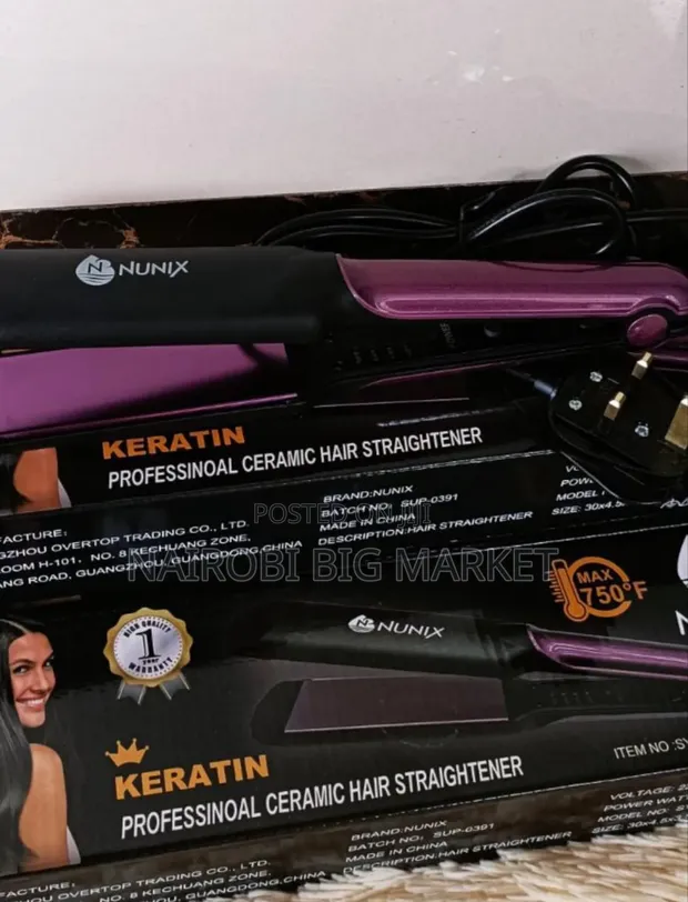Nunix Professional Ceramic Hair Straightener - 1