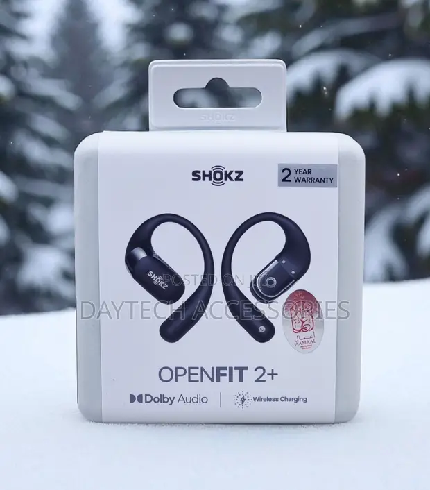 Shokz OpenFit 2+ Open-Ear Earbuds - Black - 1