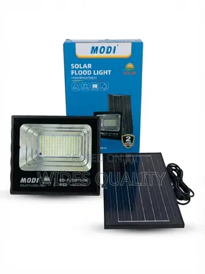 Modi 100W Solar Flood Light ya Nje