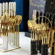 24-Piece Marble Cutlery Set - 2