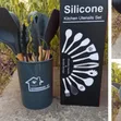 12 Pcs Silicone Spoon Set - 1