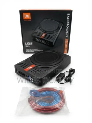 JBL 6800W Max Under Seat Powered Subwoofer