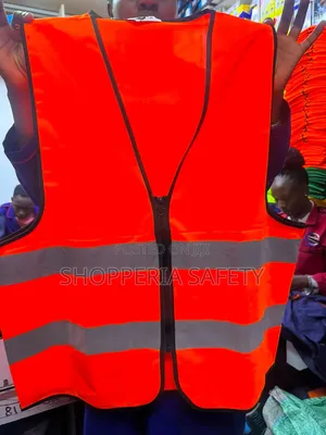 Orange High-Visibility Reflector Vest