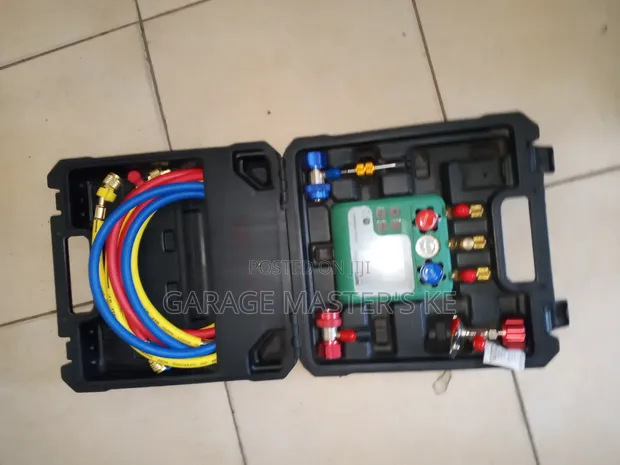 Digital AC Manifold Gauge Kit - 1