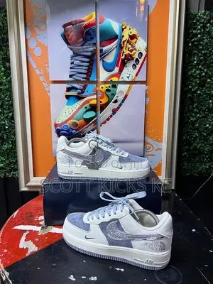 Nike Air Force 1 x The North Face Gray