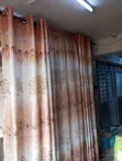 Chocolate Brown Floral Curtains - 3