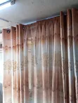 Chocolate Brown Floral Curtains - 5