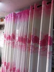 White and Pink Floral Curtains for Girls Bedroom - 3