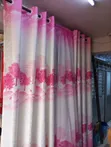 White and Pink Floral Curtains for Girls Bedroom - 5
