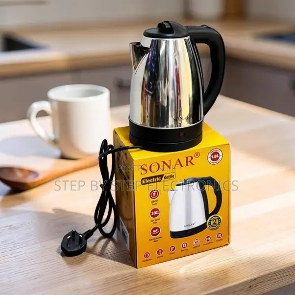 2 Litre Stainless Steel Electric Kettle - Brand New - 1