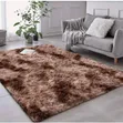Hand Washable 5x8 Brown and Grey Carpets - 1