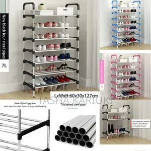 Metallic Shoe Rack 7 Layer