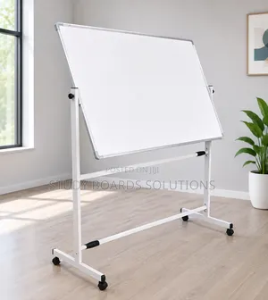 Ubao Nyeupe wa Magnetic wa 4ft x 3ft Unaoweza Kuzungushwa
