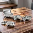 11L Stainless Steel Triple Chafing Dish for Catering - 2