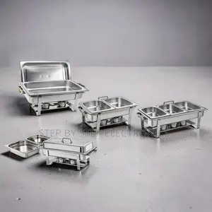 Wholesale Prices Party Serving 11L Stainless Steel Triple Chafing Dish