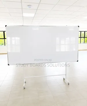 Ubao Mweupe Mkubwa wa Magnetic 8x4ft Wenye Magurudumu