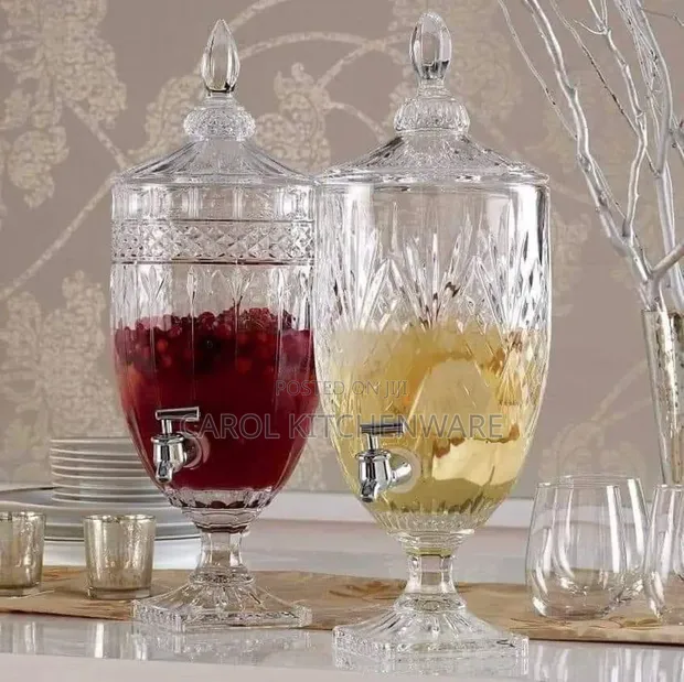 5L Glass Juice Dispenser - Brand New - 1