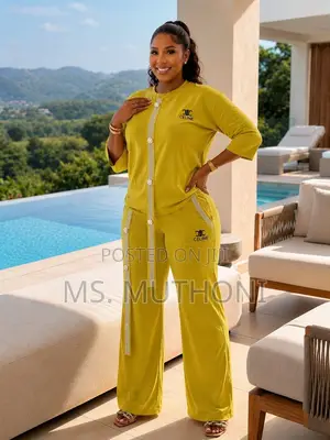Celine Inspired Tracksuit ya Pamba - M-XL