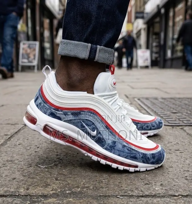 Nike Air Max 97 'Denim Red' Sneakers - 1