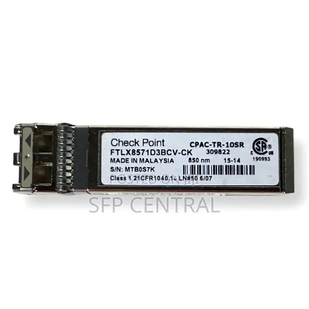Check Point CPAC-TR-10SR-B 1/10GbE SFP+ Transceiver Module - 1