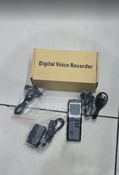 16GB Rechargeable Voice Recorder with Screen - 1