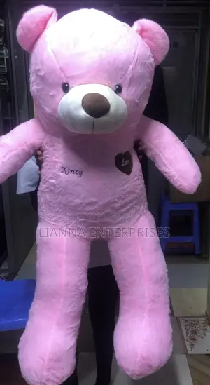 Tedi Kubwa la Pink la 140cm