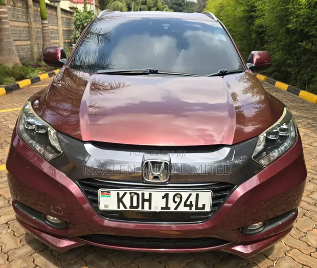 Honda Vezel Hybrid 2015 Maroon - 1
