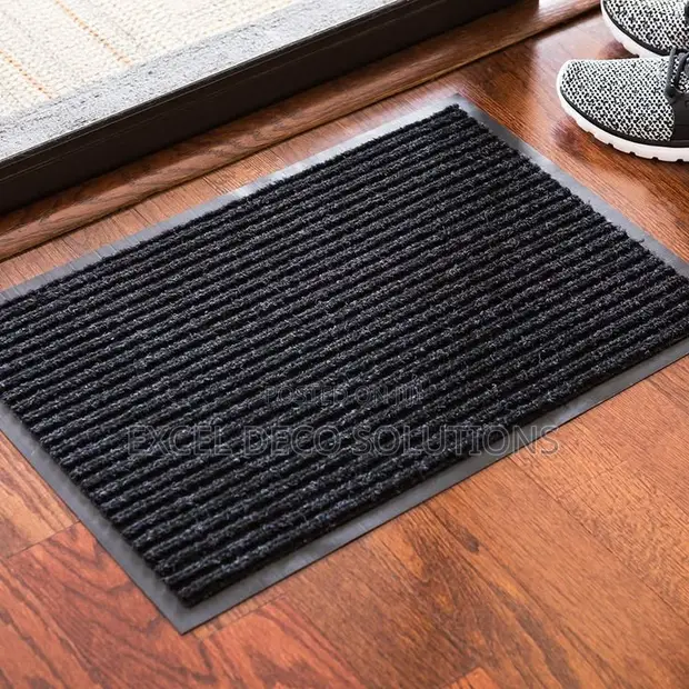 Entrance Carpet Mat 80x120cm | Red, Gray, Black - 1