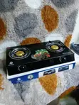Nunix 2 Burner Glasstop Gas Cooker - 2