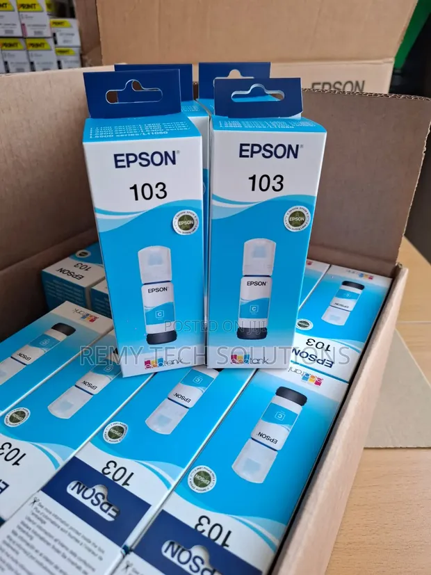 Epson 103 Cyan Ink for L3210 - 1