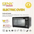 Denx DX2529 48L Mini Electric Oven - 3