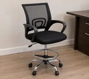 Kiti cha Ofisi cha Mesh chenye Ergonomic na Footrest - Kipya Kabisa