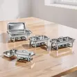 11L Stainless Steel Triple Chafing Dish - 1