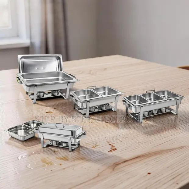 11L Triple Stainless Steel Chafing Dish - 1