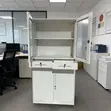 2-Door Half Glass Metal File Cabinet - 2