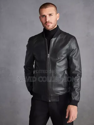 Jacket Nyeusi ya Signature Bomber