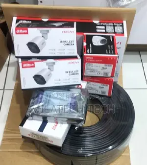 Seti Kamili ya Kamera za Usalama za Dahua CCTV Kituo 4