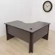 Custom Curved Gray Study Desk - 120cm - 4