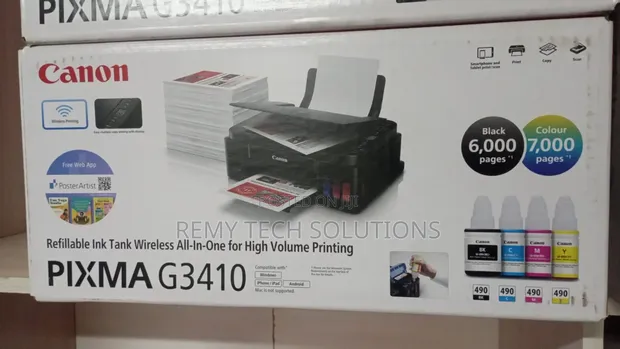 Canon PIXMA G3410 Ink Tank Wireless Printer - 1