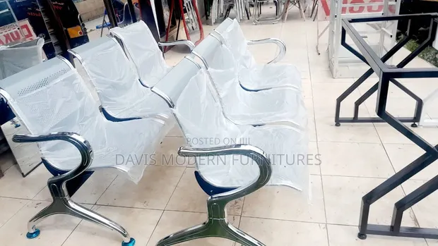 Brand New 3-Seater Reception Chairs - 1