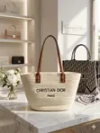 Christian Dior Mkoba wa Mkono wa Majani Uliosokotwa - 3